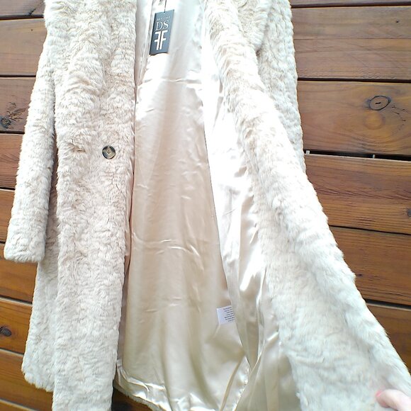 Fabulous Furs Vintage Faux Fur Persian Lamb Knee-Length Coat Size Small - Picture 10 of 10